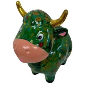 Pomme Pidou Spardose Money Bank Kuh Maggie Garden Green