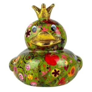 Pomme Pidou Spardose Spartier Money Bank Ente Ducky Big Sweet Grün Gr. N