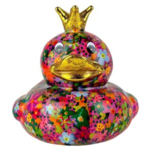 Pomme Pidou Spardose Spartier Money Bank Ente Ducky Flower Rose Gr. N