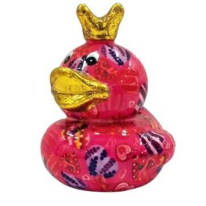 Pomme Pidou Spardose Spartier Money Bank Ente Ducky Heart Pink Gr. S
