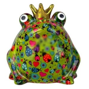 Pomme Pidou Spardose Spartier Money Bank Frosch Freddy Green May Gr. N