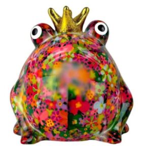 Pomme Pidou Spardose Spartier Money Bank Frosch Freddy Flowertime Gr. N