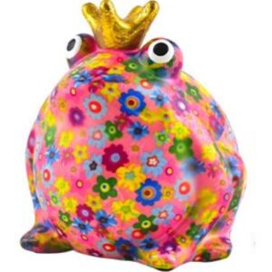 Pomme Pidou Spardose Money Bank Frosch Freddy Little Flower Pink Edition