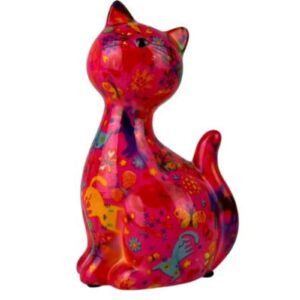 Pomme Pidou Spardose Spartier Money Bank Katze Caramel Red Cat Gr. N