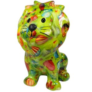 Pomme Pidou Spardose Spartier Money Bank Löwe Marley Hellgrün