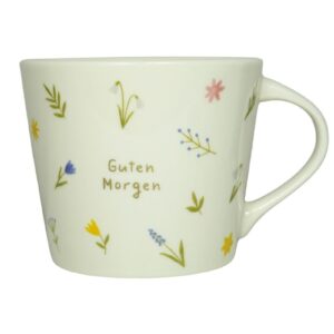 Grafik Werkstatt Henkelbecher Kaffeebecher Sprüchetasse Guten Morgen