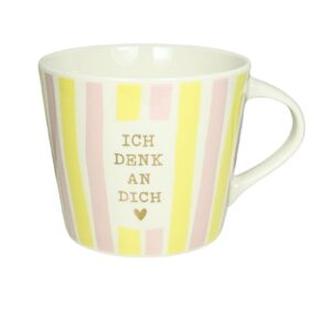 Grafik Werkstatt Henkelbecher Kaffeebecher Sprüche Tasse Ich Denk An Dich