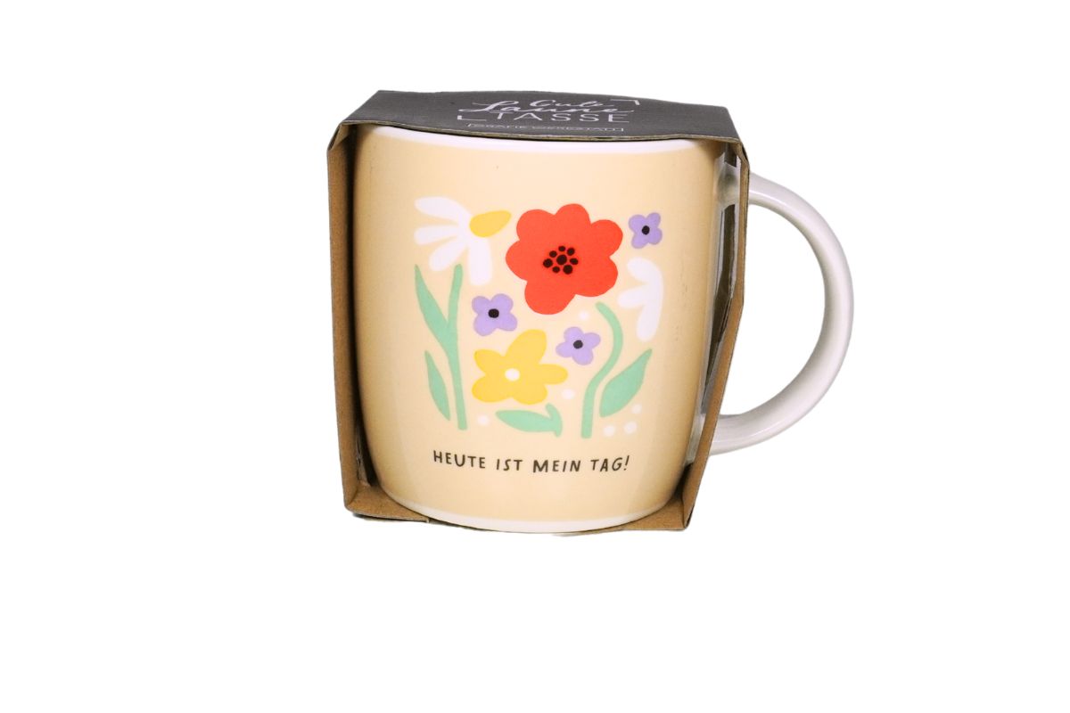 Grafik Werkstatt Henkelbecher Kaffeebecher Sprüche Tasse Heute Ist Mein Tag!
