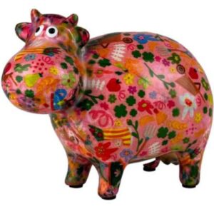 Pomme Pidou Spardose Money Bank Kuh Bella Flower Rose