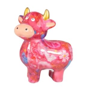 Pomme Pidou Spardose Kuh Little Maggie Pink