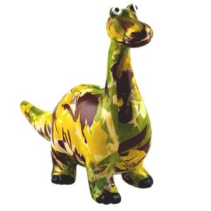 Pomme Pidou Spardose Spartier Money Bank Dino Diego Camouflage Design