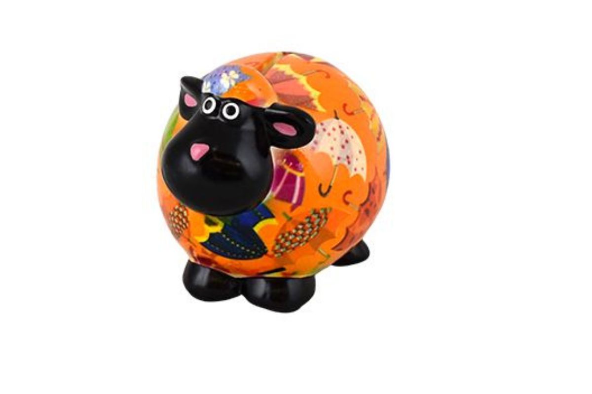 Pomme Pidou Spardose Spartier Money Bank Schaf Giselle Umbrella Design S