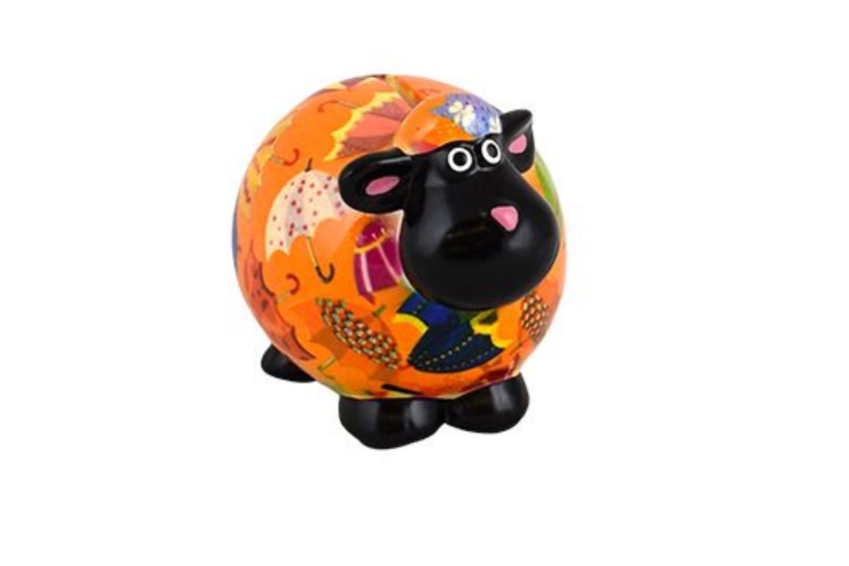 Pomme Pidou Spardose Spartier Money Bank Schaf Giselle Umbrella Design S