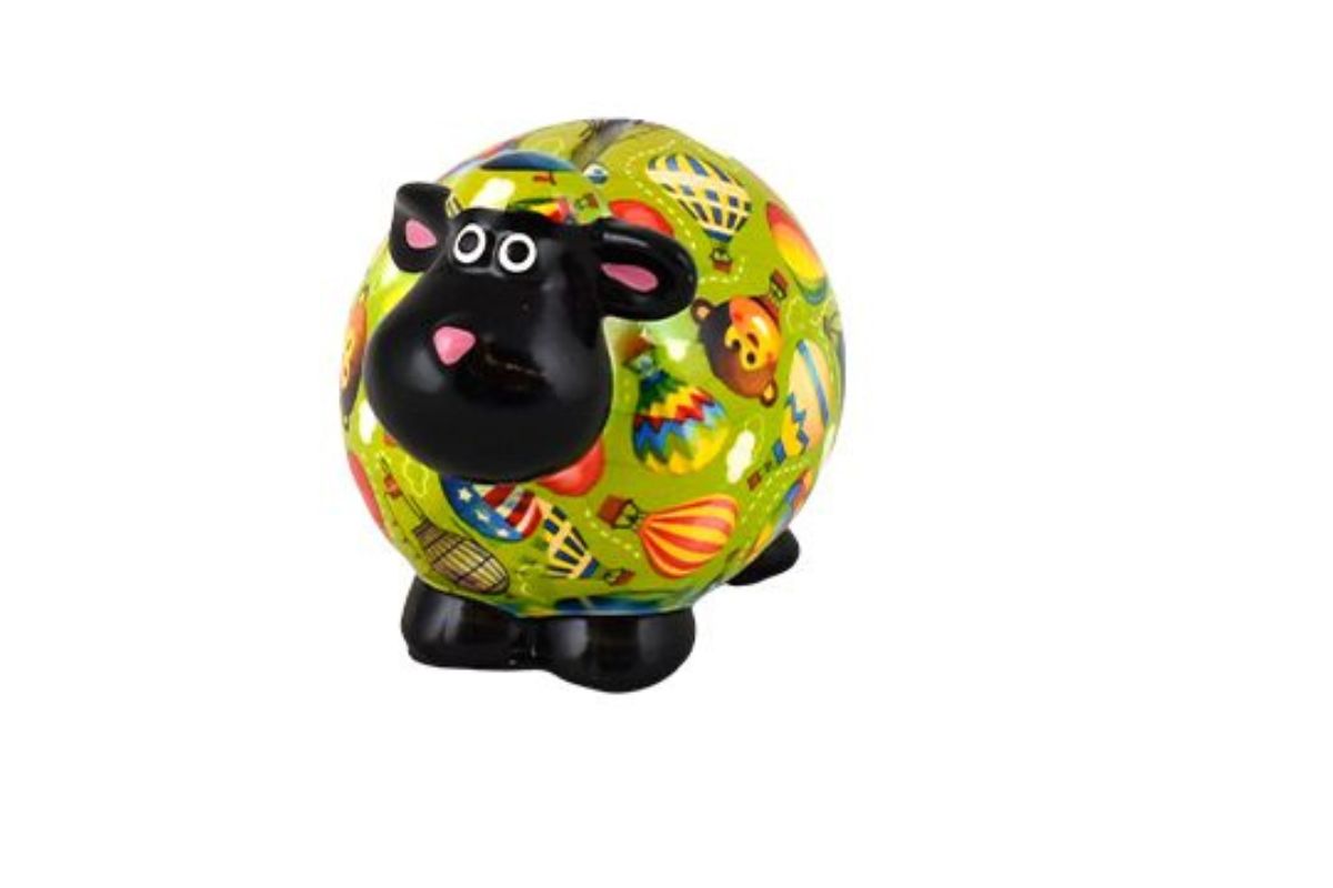 Pomme Pidou Spardose Spartier Money Bank Schaf Giselle Cirkus Design S