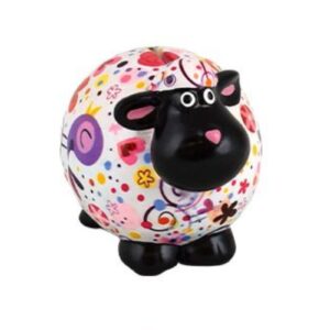 Pomme Pidou Spardose Spartier Money Bank Schaf Giselle White Design S