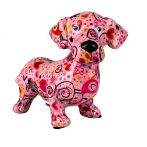 Pomme Pidou Spardose Spartier Money Bank Dackel Dennis Rose Design N