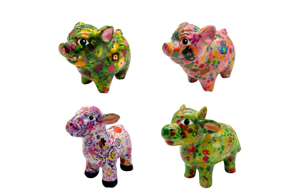 Pomme Pidou Spardose Spartier Money Bank Farm Design S