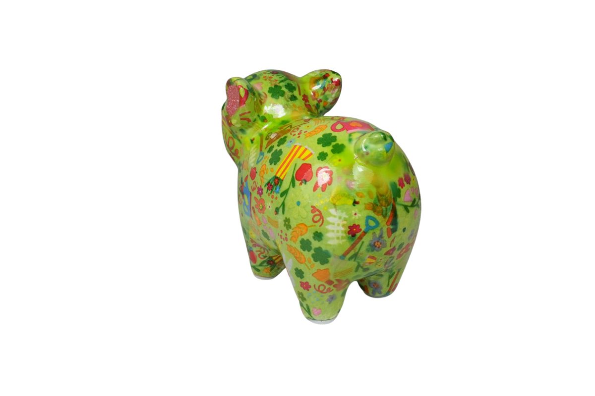 Pomme Pidou Spardose Spartier Money Bank Schwein Farm Green Design S