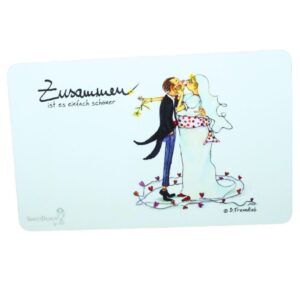 Frühstücksbrettchen SweetDesign by Nala "Zusammen ist es einfach schöner"