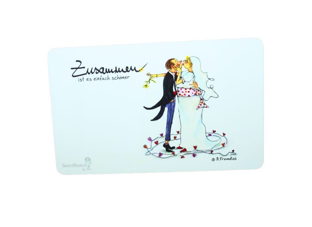 Frühstücksbrettchen SweetDesign by Nala "Zusammen ist es einfach schöner"