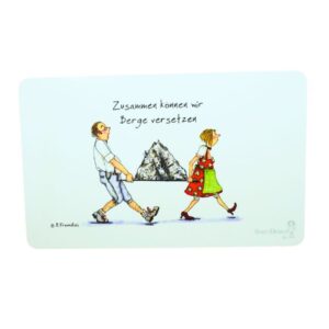 Frühstücksbrettchen SweetDesign by Nala "Zusammen können wir Berge versetzen"