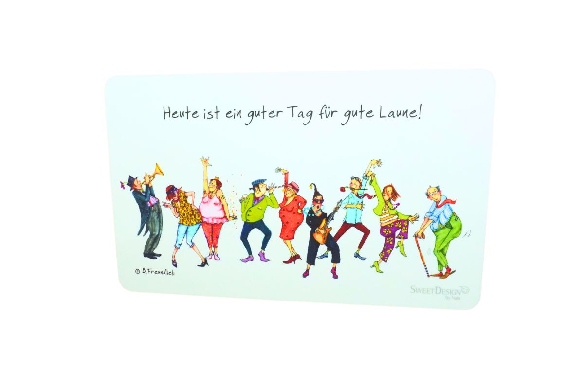 Frühstücksbrettchen SweetDesign by Nala "Heute ist ein guter Tag für gute Laune!"