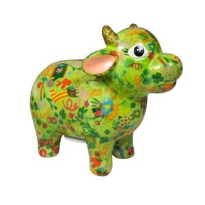 Pomme Pidou Spardose Spartier Money Bank Kuh Farm Green Garden Design S