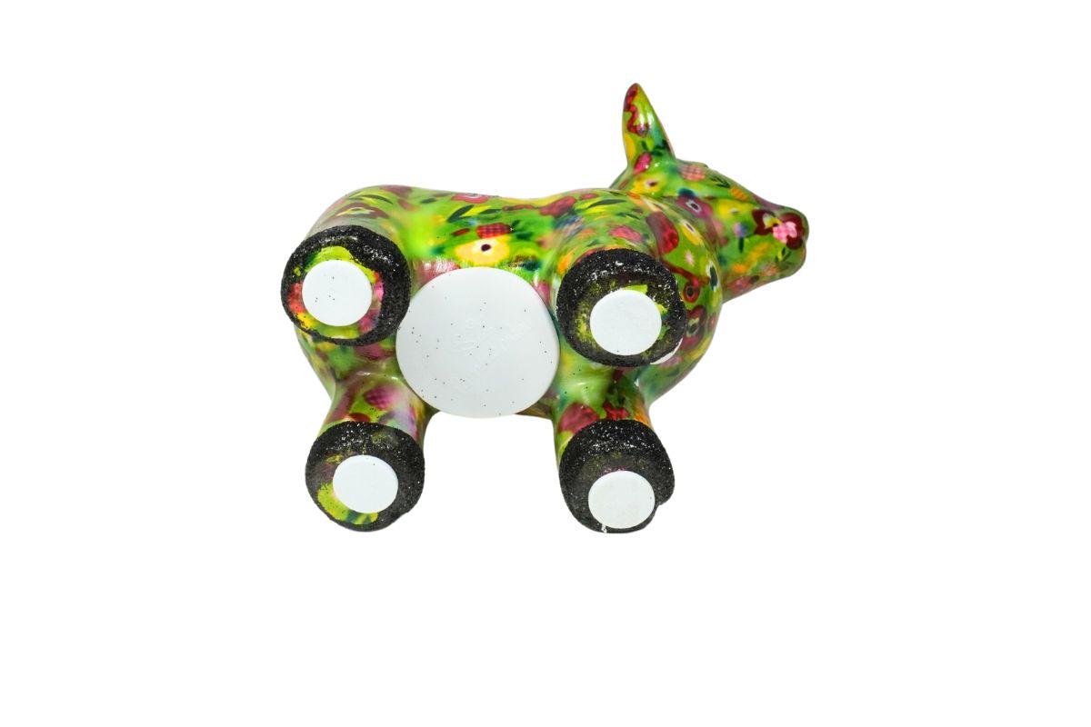 Pomme Pidou Spardose Spartier Money Bank Schaf Farm Green Flower Design S