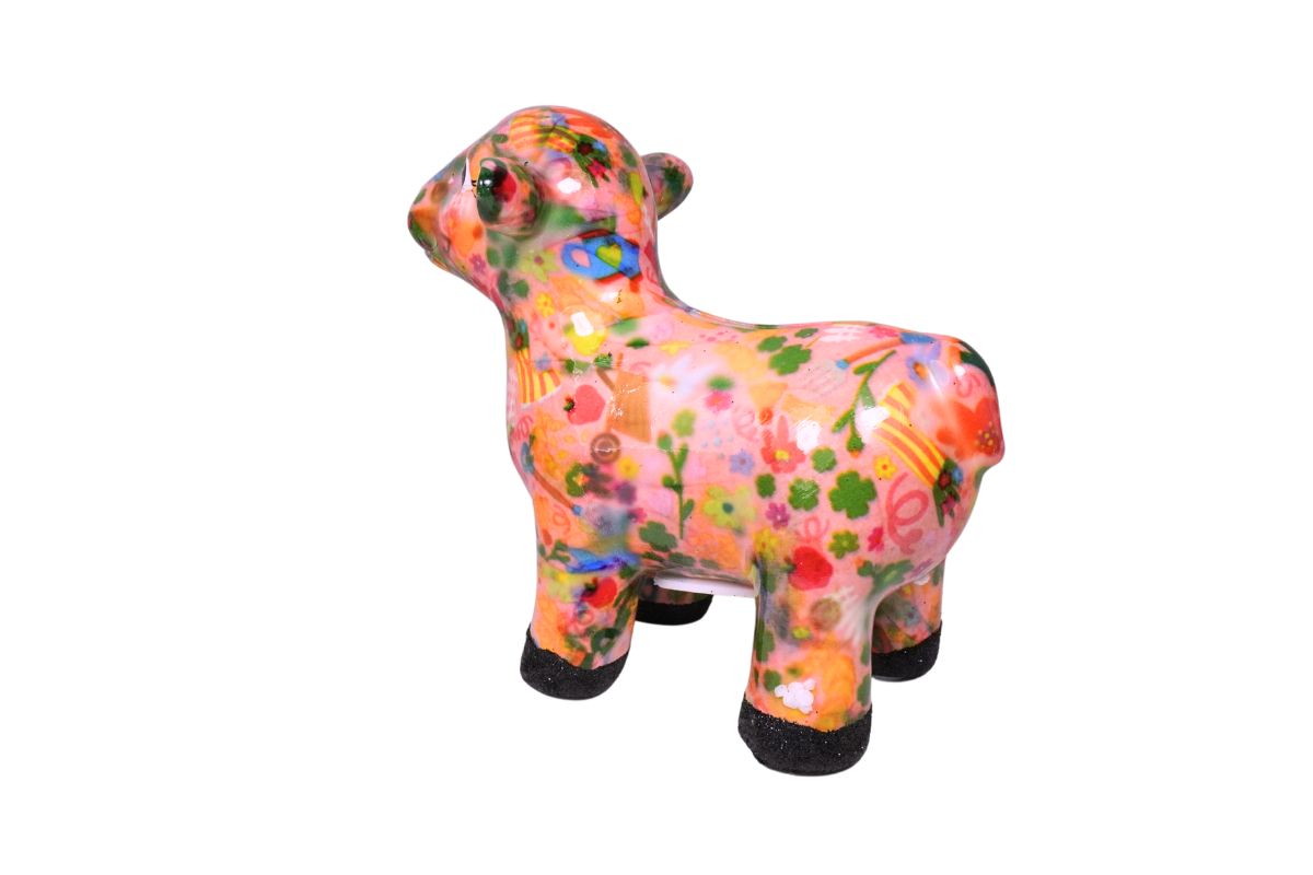 Pomme Pidou Spardose Spartier Money Bank Schaf Farm Rose Garden Design S