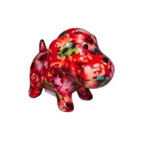 Pomme Pidou Spardose Spartier Money Bank Hund Bruno Red Design S