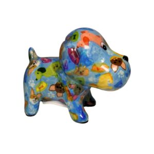 Pomme Pidou Spardose Spartier Money Bank Hund Bruno Sweet Blue Design S