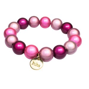 Biba Armband Polymer Perlen 14mm Ø New Summer Biba Anhänger Gold