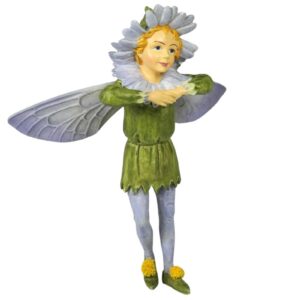 Flower Fairies Dekofigur Aster Michaelmas Daisy Fairy Deko Blumenkind Elfe Stab