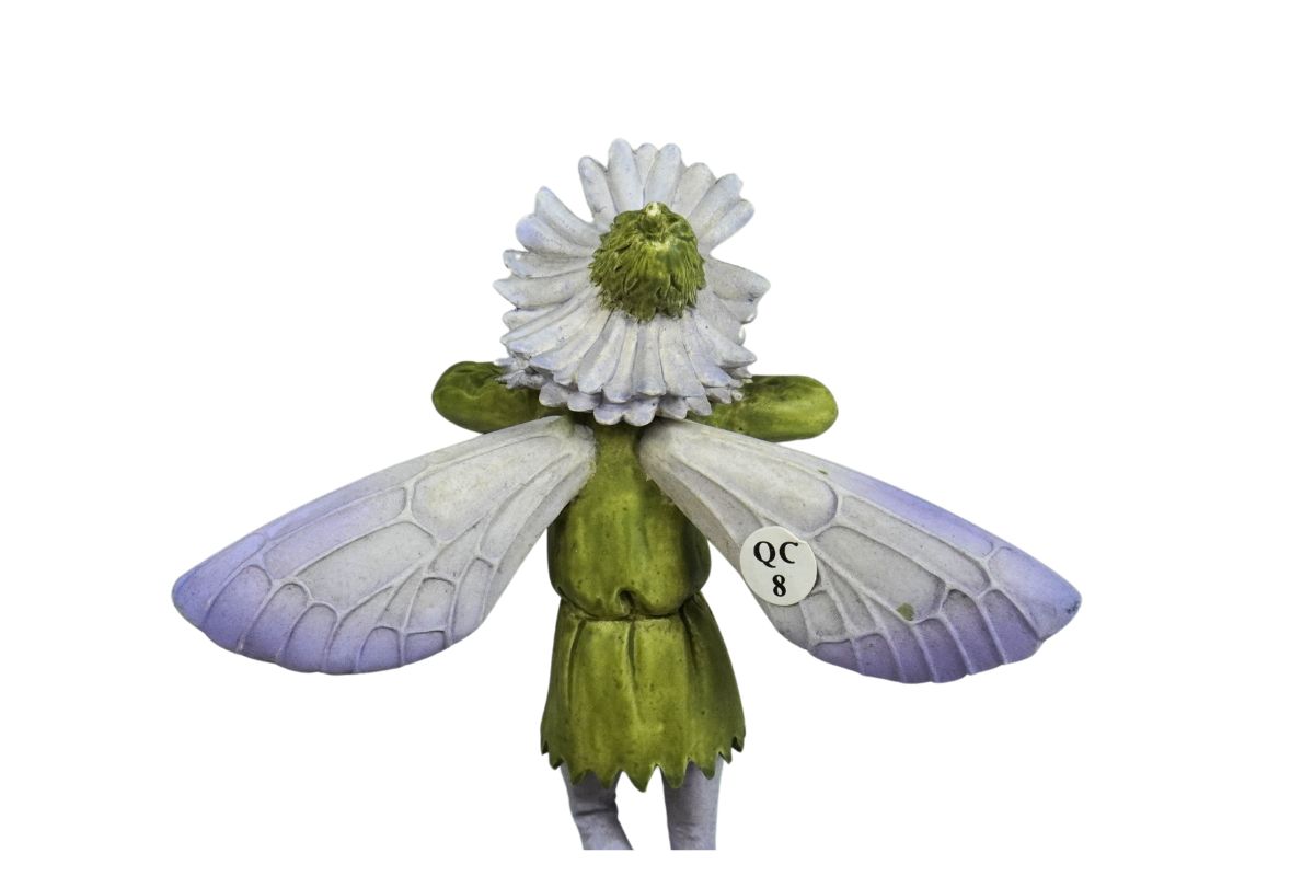 Flower Fairies Dekofigur Aster Michaelmas Daisy Fairy Deko Blumenkind Elfe Stab