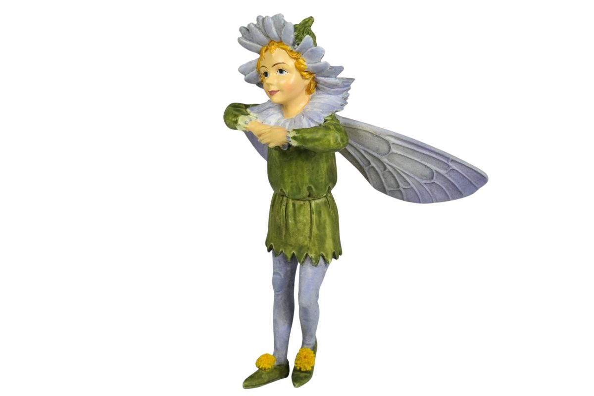 Flower Fairies Dekofigur Aster Michaelmas Daisy Fairy Deko Blumenkind Elfe Stab