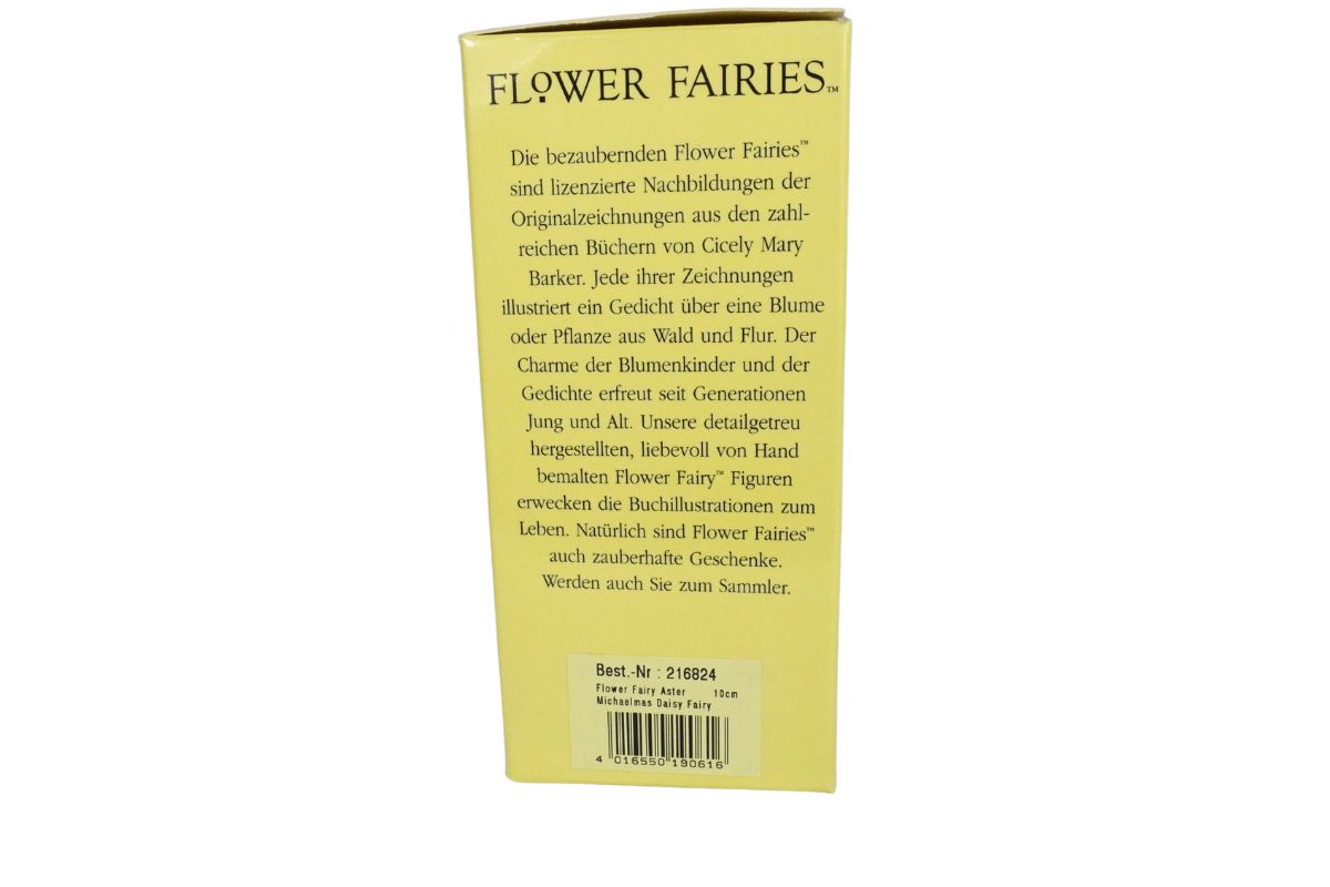Flower Fairies Dekofigur Aster Michaelmas Daisy Fairy Deko Blumenkind Elfe Stab