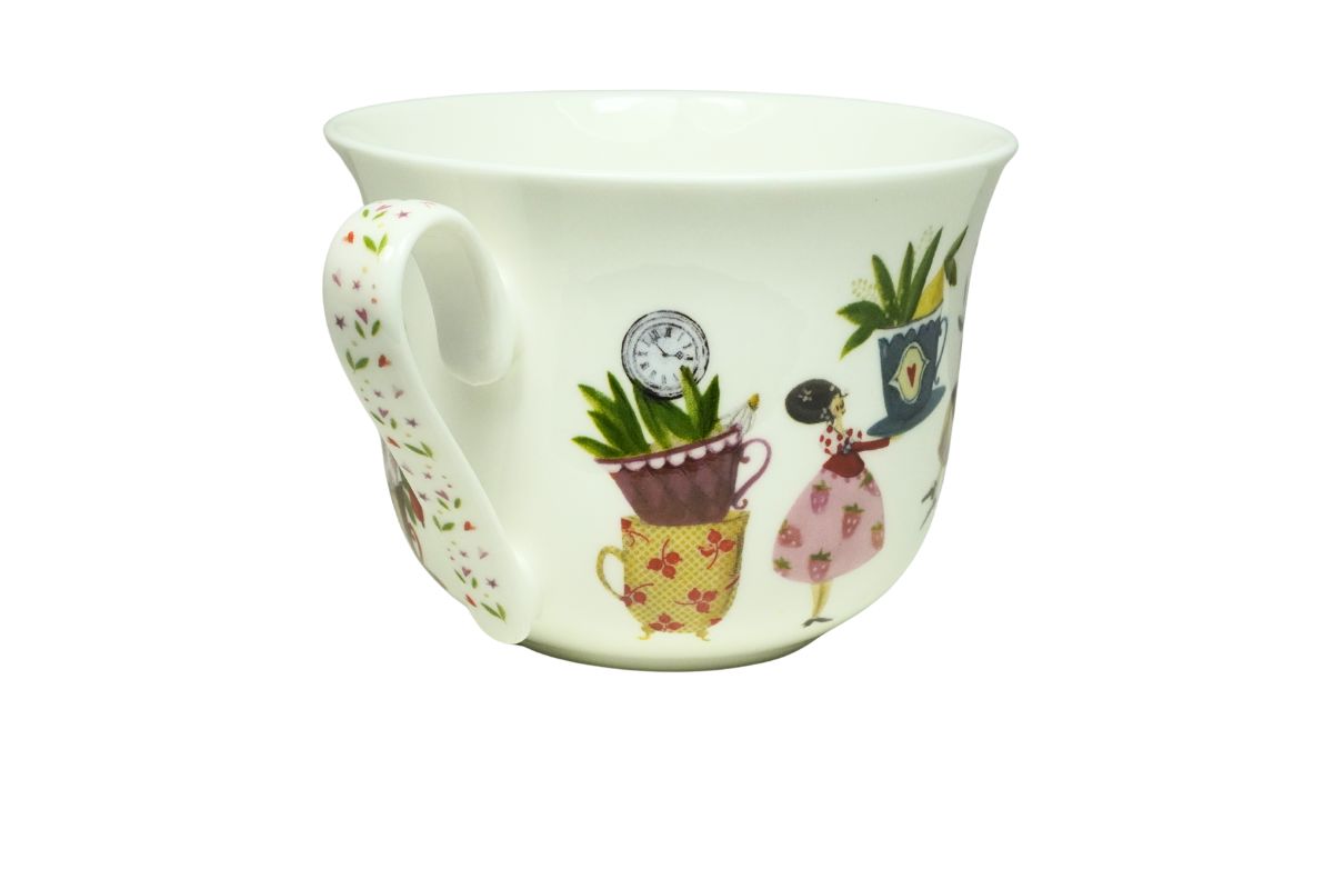 Porzellantasse „Teatime“– Lieblingstasse Brillant-Porzellan | Silke Leffler