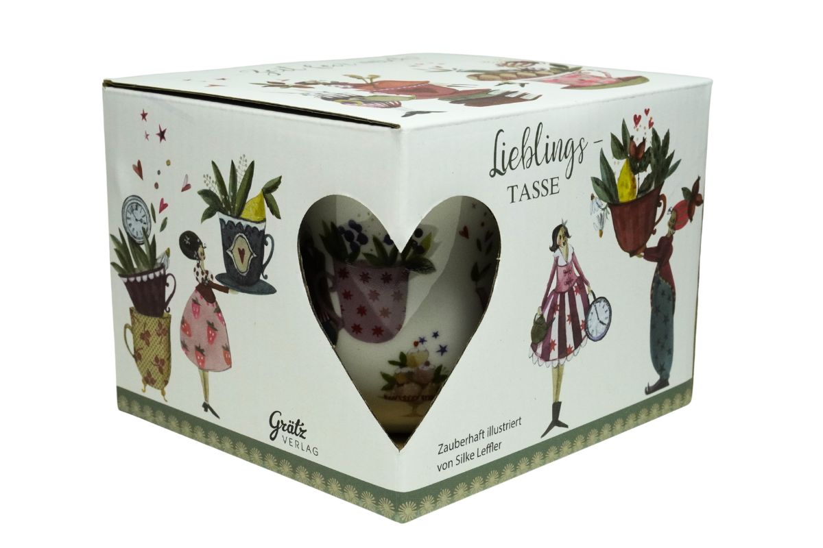 Porzellantasse „Teatime“– Lieblingstasse Brillant-Porzellan | Silke Leffler