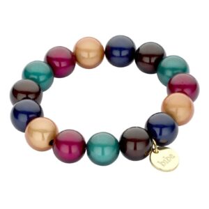 Biba Armband „For You“– Polymer Perlen 14mm Ø | Biba Anhänger Gold