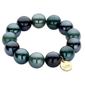 Biba Armband „Dream“– Polymer Perlen 16mm Ø | Biba Anhänger Gold